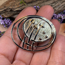 Load image into Gallery viewer, Mackintosh Leaves Brooch, Scotland Jewelry, Mackintosh Jewelry, Celtic Pin, Scarf Pin, Aunt Gift, Mom Gift, Girlfriend, Graduation Gift