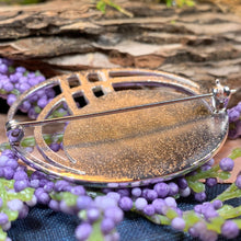 Load image into Gallery viewer, Mackintosh Leaves Brooch, Scotland Jewelry, Mackintosh Jewelry, Celtic Pin, Scarf Pin, Aunt Gift, Mom Gift, Girlfriend, Graduation Gift