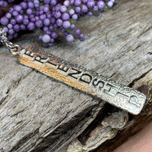 Load image into Gallery viewer, Ogham Necklace, Friendship Necklace, Celtic Jewelry, Irish Jewelry, Ireland Gift, Best Friend Gift, Ogham Gift, Ireland Jewelry, Mom Gift
