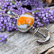 Load image into Gallery viewer, Anchor Necklace, Nautical Jewelry, Christian Jewelry, Hope Necklace, Retirement Gift, Survivor Gift, Celtic Jewelry, Ship Jewelry