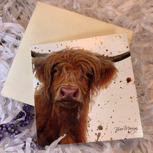 Load image into Gallery viewer, Highland Cow Gift, Scottish Gift Box, Scotland Candy Gift, Thinking of You Gift, Easter Gift, Friendship Gift, Get Well, Scotland Fudge Tin
