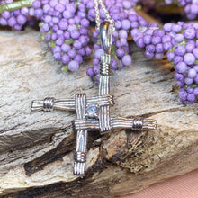 Load image into Gallery viewer, Saint Bridget's Cross, Irish Cross Pendant, Celtic Cross Jewelry, Irish Jewelry, Ireland Gift, First Communion Gift, Confirmation Gift