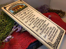 Load image into Gallery viewer, Irish Blessing Wall Art, Ireland Gift, Ceramic Wall Plaque, New Home Gift, Mother's Day Gift, Wedding Gift, Irish Decor, Religious Gift