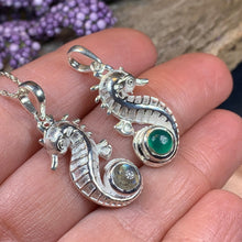 Load image into Gallery viewer, Seahorse Necklace, Surfer Jewelry, Ocean Lover Gift, Sea Animal Jewelry, Nautical Jewelry, Wife Gift, Sea Jewelry, Beach Lover Jewelry