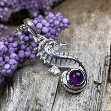 Load image into Gallery viewer, Seahorse Necklace, Surfer Jewelry, Ocean Lover Gift, Sea Animal Jewelry, Nautical Jewelry, Wife Gift, Sea Jewelry, Beach Lover Jewelry