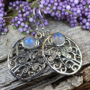 Dragonfly Earrings, Celtic Jewelry, Inspirational Gift, Wiccan Jewelry, Nature Jewelry, Mom Gift, Sister Gift, Best Friend Gift, Wife Gift
