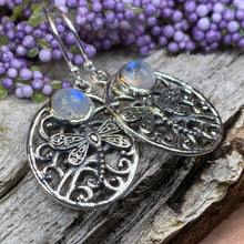 Load image into Gallery viewer, Dragonfly Earrings, Celtic Jewelry, Inspirational Gift, Wiccan Jewelry, Nature Jewelry, Mom Gift, Sister Gift, Best Friend Gift, Wife Gift
