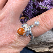 Load image into Gallery viewer, Bee Ring, Bumble Bee Ring, Insect Ring, Silver Boho Ring, Anniversary Gift, Nature Jewelry, Honey Bee Jewelry, Mojave Turquoise Ring