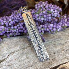 Load image into Gallery viewer, Ogham Necklace, Friendship Necklace, Celtic Jewelry, Irish Jewelry, Ireland Gift, Best Friend Gift, Ogham Gift, Ireland Jewelry, Mom Gift
