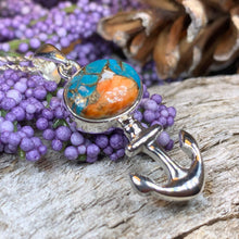 Load image into Gallery viewer, Anchor Necklace, Nautical Jewelry, Christian Jewelry, Hope Necklace, Retirement Gift, Survivor Gift, Celtic Jewelry, Ship Jewelry