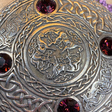 Load image into Gallery viewer, Celtic Horse Brooch, Celtic Knot Jewelry, Irish Jewelry, Scotland Jewelry, Anniversary Gift, Tartan Pin, Viking Jewelry, Norse Brooch