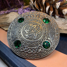 Load image into Gallery viewer, Celtic Horse Brooch, Celtic Knot Jewelry, Irish Jewelry, Scotland Jewelry, Anniversary Gift, Tartan Pin, Viking Jewelry, Norse Brooch