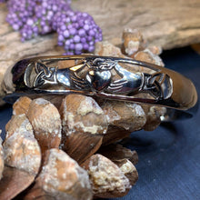 Load image into Gallery viewer, Claddagh Bracelet, Celtic Jewelry, Irish Jewelry, Bridal Jewelry, Heart Jewelry, Girlfriend Gift, Wife Gift, Anniversary Gift, Mom Gift