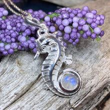 Load image into Gallery viewer, Seahorse Necklace, Surfer Jewelry, Ocean Lover Gift, Sea Animal Jewelry, Nautical Jewelry, Wife Gift, Sea Jewelry, Beach Lover Jewelry