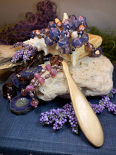 Load image into Gallery viewer, Gibson Girl Long Necklace, Hand Knotted Necklace, Handmade Mala Necklace, Boho Necklace, Yoga Jewelry, Art Deco Necklace, Mom Gift