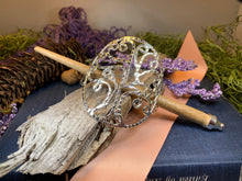 Load image into Gallery viewer, Tree of Life Hair Slide, Celtic Hair Barrette, Hair Jewelry, Shawl Pin, Celtic Tree, Celtic Barrette, Mom Gift, Friendship Gift