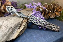 Load image into Gallery viewer, Celtic Wolf Kilt Pin, Scottish Jewelry, Irish Kilt Pin, Tartan Pin, Cape Pin, Bagpiper Gift, Scotland Pin, Celtic Shawl Pin, Viking Jewelry