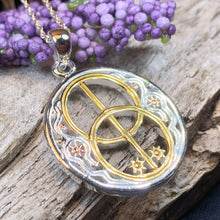 Load image into Gallery viewer, Chalice Well Necklace, Irish Jewelry, Celtic Jewelry, Scotland Jewelry, Anniversary Gift, Ireland Gift, Peace Jewelry, Spiritual Gift