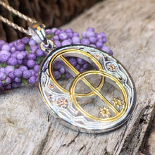 Load image into Gallery viewer, Chalice Well Necklace, Irish Jewelry, Celtic Jewelry, Scotland Jewelry, Anniversary Gift, Ireland Gift, Peace Jewelry, Spiritual Gift