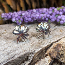 Load image into Gallery viewer, Shamrock Earrings, Celtic Jewelry, Celtic Knot, Clover Jewelry, Anniversary Gift, Irish Jewelry, Graduation Gift, Wife Gift, Girlfriend Gift