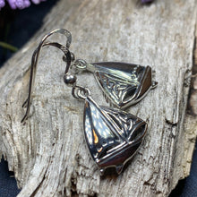 Load image into Gallery viewer, Celtic Sailboat Earrings, Nautical Jewelry, Ship Jewelry, Sailing Jewelry, Beach Jewelry, Ocean Jewelry, Anniversary Gift, Wife Gift