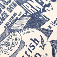 Load image into Gallery viewer, Scottish Breakfast Tote Bag, Scotland Gift, Scottish Tote Bag, Funny Gift, Bagpiper Gift, Outlander Gift, Highland Cow Gift, Whiskey Lover