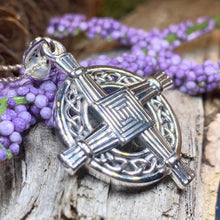 Load image into Gallery viewer, Saint Brigid's Cross, Celtic Cross Necklace, Irish Jewelry, Anniversary Gift, Religious Jewelry, Wiccan Jewelry, St. Bridget's Cross