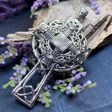 Load image into Gallery viewer, Saint Brigid's Cross, Celtic Cross Necklace, Irish Jewelry, Anniversary Gift, Religious Jewelry, Wiccan Jewelry, St. Bridget's Cross
