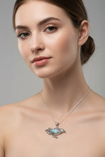 Load image into Gallery viewer, Raven Necklace, Wiccan Jewelry, Crow Pendant, Black Bird Pendant, Bird Jewelry, Pagan Jewelry, Nature Lover, Poe Jewelry, Gothic Necklace