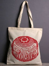 Load image into Gallery viewer, Tunnock's Tea Cake Tote Bag, Scotland Gift, Scottish Tote Bag, Scotland Food, Mom Gift, Sister Gift, Ladies Tote Bag, Reusable Shopping Bag