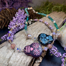 Load image into Gallery viewer, Skull Ankle Bracelet, Crystal Ankle Bracelet, Crystal Anklet, Summer Jewelry, Beach Jewelry, Swarovski Crystal Bracelet, Boho Anklet