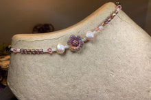 Load image into Gallery viewer, Flower Ankle Bracelet, Crystal Ankle Bracelet, Crystal Anklet, Summer Jewelry, Beach Jewelry, Swarovski Crystal Bracelet, Boho Anklet