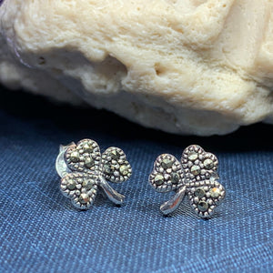 Shamrock Earrings, Celtic Jewelry, Celtic Knot, Clover Jewelry, Anniversary Gift, Irish Jewelry, Graduation Gift, Wife Gift, Girlfriend Gift