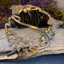 Load image into Gallery viewer, Bee Scarf Ring, Scotland Jewelry, Insect Jewelry, Nature Jewelry, Celtic Jewelry, Mom Gift, Wife Gift, Sister Gift, Friendship Gift