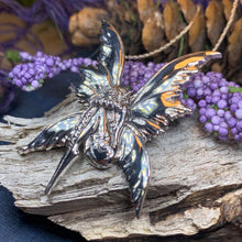 Load image into Gallery viewer, Fairy Necklace, Celtic Jewelry, Elven Jewelry, Butterfly Necklace, Anniversary Gift, Irish Jewelry, Pixie Jewelry, Wife Gift, Fantasy Gift