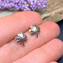 Load image into Gallery viewer, Shamrock Earrings, Celtic Jewelry, Celtic Knot, Clover Jewelry, Anniversary Gift, Irish Jewelry, Graduation Gift, Wife Gift, Girlfriend Gift