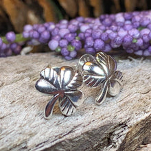 Load image into Gallery viewer, Shamrock Earrings, Celtic Jewelry, Celtic Knot, Clover Jewelry, Anniversary Gift, Irish Jewelry, Graduation Gift, Wife Gift, Girlfriend Gift