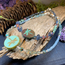 Load image into Gallery viewer, Dragonfly Ankle Bracelet, Crystal Ankle Bracelet, Crystal Anklet, Summer Jewelry, Beach Jewelry, Swarovski Crystal Bracelet, Boho Anklet