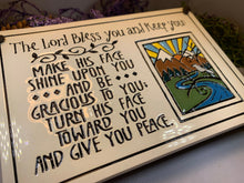 Load image into Gallery viewer, Irish Blessing Wall Art, Ireland Gift, Ceramic Wall Plaque, New Home Gift, Mother's Day Gift, Wedding Gift, Irish Decor, Religious Prayer