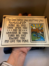 Load image into Gallery viewer, Irish Blessing Wall Art, Ireland Gift, Ceramic Wall Plaque, New Home Gift, Mother's Day Gift, Wedding Gift, Irish Decor, Religious Prayer