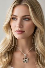 Load image into Gallery viewer, Mother's Knot Necklace, Celtic Knot Jewelry, Irish Jewelry, Mom Gift, Celtic Heart Pendant, Ireland Gift, Mother & Child Jewelry, Wife Gift