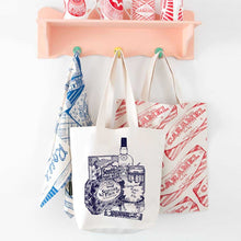 Load image into Gallery viewer, Scottish Breakfast Tote Bag, Scotland Gift, Scottish Tote Bag, Funny Gift, Bagpiper Gift, Outlander Gift, Highland Cow Gift, Whiskey Lover