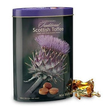 Load image into Gallery viewer, Scottish Toffee, Scottish Candy, Scotland Candy, Scotland Gift, Scottish Candy Tin, Thistle Gift, Thank You Gift, Scots Food Gift, Get Well