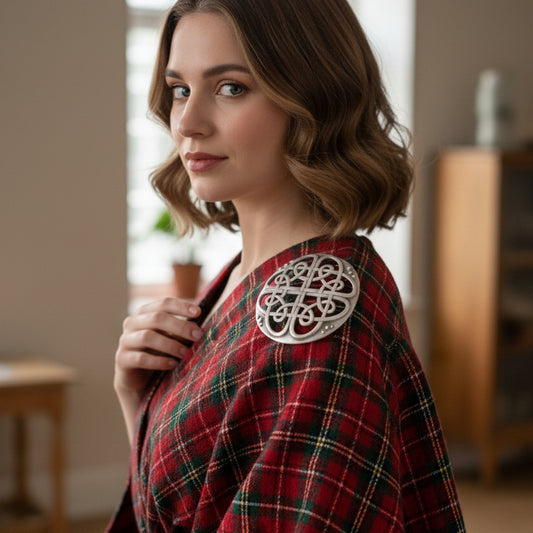 Barrogill Celtic Knot Brooch - Handmade in Scotland — view 2