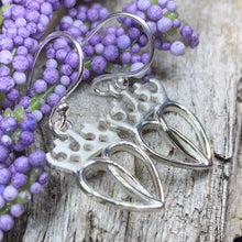 Load image into Gallery viewer, Luckenbooth Earrings, Scotland Jewelry, Celtic Jewelry, Silver Dangle Earrings, Anniversary Gift, Bridal Jewelry, Heart Jewelry, Bride Gift