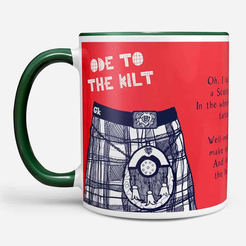 Kilt Lover Mug, Scotland Gift, Scottish Mug, Ceramic Mug, Bagpiper Gift, Outlander Gift, Coffee Mug Gift, Mom Gift, Dad Gift, Wife Gift