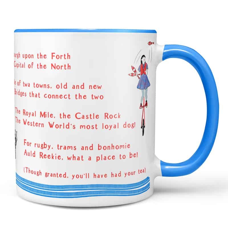 Ode to Edinburgh City Scottish Mug — view 2