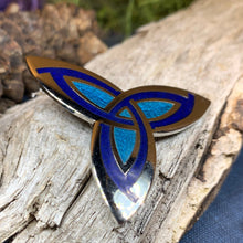 Load image into Gallery viewer, Celtic Brooch, Celtic Jewelry, Irish Jewelry, Trinity Knot Pin, Scotland Jewelry, Anniversary Gift, Viking Brooch, Celtic Pin, Wiccan Pin