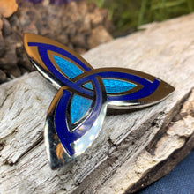 Load image into Gallery viewer, Celtic Brooch, Celtic Jewelry, Irish Jewelry, Trinity Knot Pin, Scotland Jewelry, Anniversary Gift, Viking Brooch, Celtic Pin, Wiccan Pin