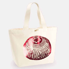 Load image into Gallery viewer, Tunnock's Tea Cake Tote Bag, Scotland Gift, Scottish Tote Bag, Scotland Food, Mom Gift, Sister Gift, Ladies Tote Bag, Reusable Shopping Bag